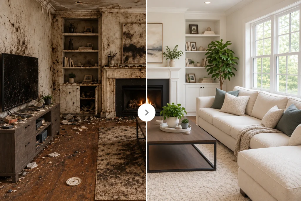 Cleaning Service Before and After