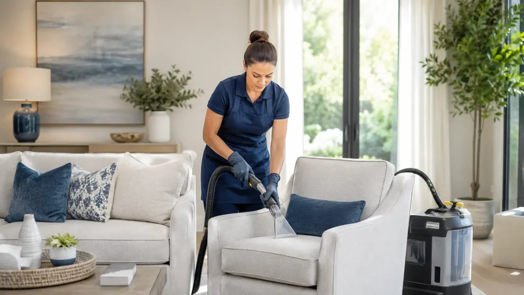 How often to clean upholstery on a freshly cleaned sofa in Calgary